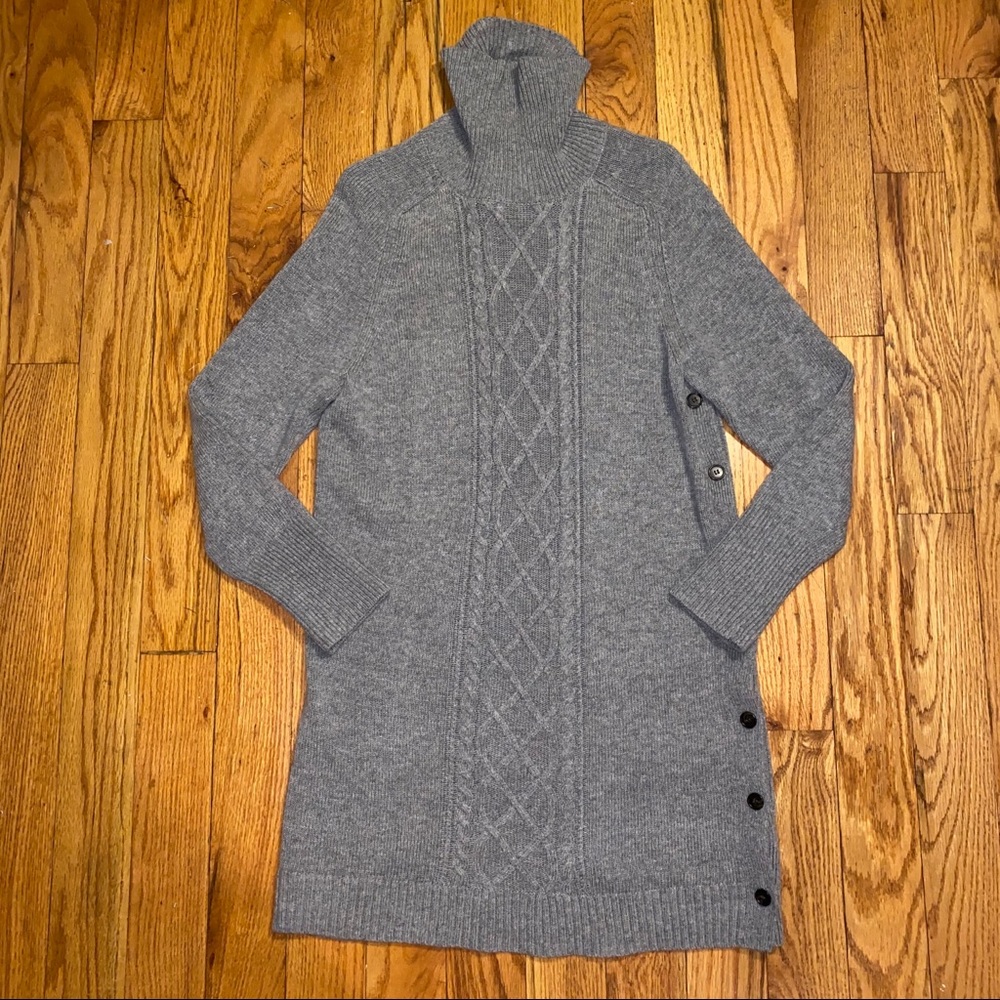 J. Crew Cable Knit Sweater Dress